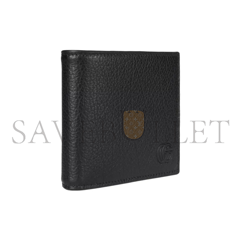 GUCCI GRAINED LEATHER WALLET 795316 (10.5*9.5cm)